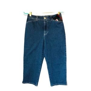 Gloria Vanderbilt bareback cropped jeans size 8 NWT